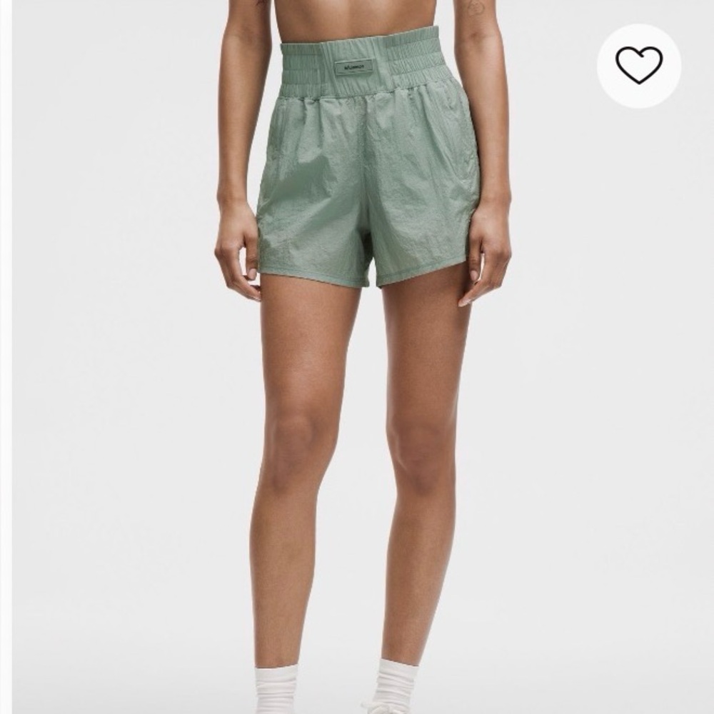 Lululemon Athletica Sage Green Athletic Shorts